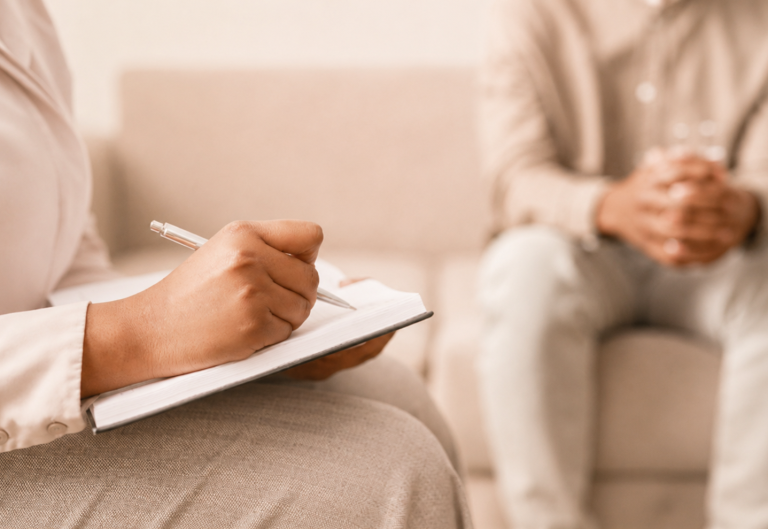 Erstgespräch bei Psychotherapie für Stress, Erschöpfung und Burnout in Hamburg
